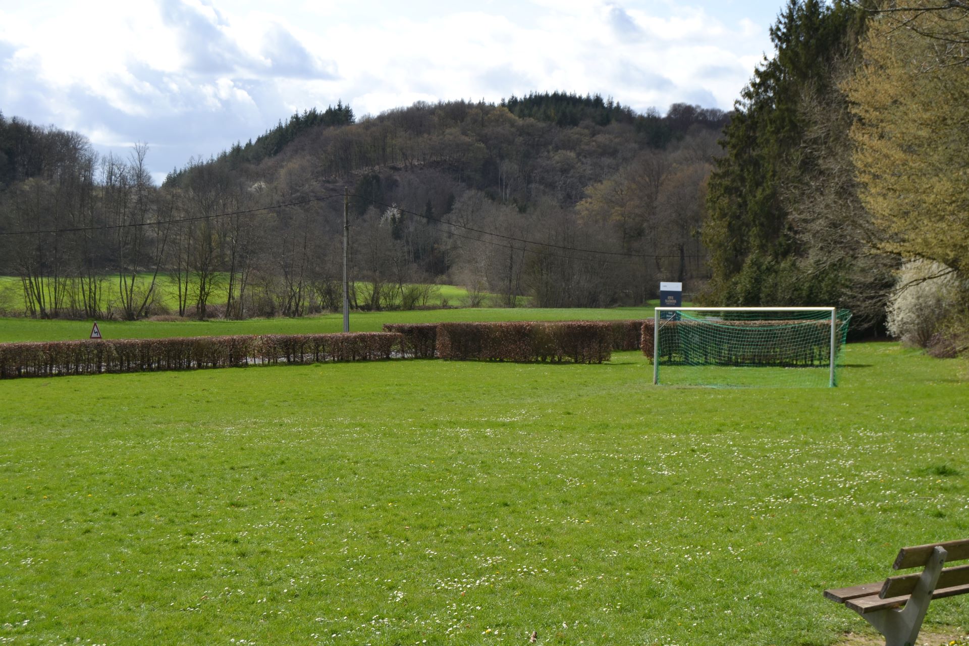 voetbal veld